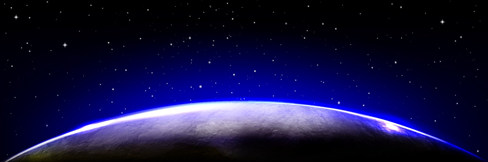 Earth illuminated beneath a deep field of stars, representing Chitran International's global learning community